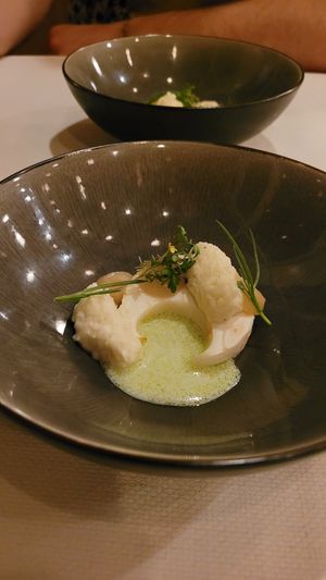 Onderdeel van het wisselende vegan menu at Boerderij Hermans Dijkstra in Midwolda