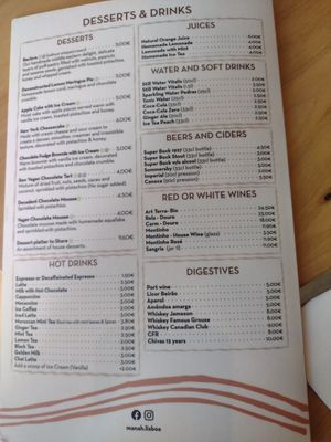  at Cafe Manah in Lisbon