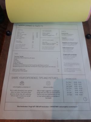  at Blue  in Amsterdam