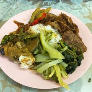 To be fair, this was last call at the evening buffet – but nonetheless very delicious. Come early (at lunch) for a huge, fresh buffet selection!  at Yap Lim in Kuantan