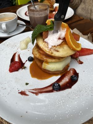 Vegane Pancakes  at IVY Bistro & Café in Hamburg
