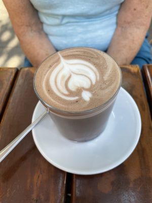 Hot chocolatee  at IVY Bistro & Café in Hamburg