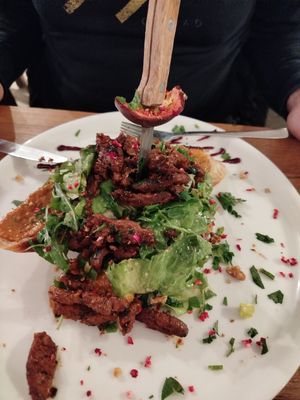 Stulle with Soja slices at IVY Bistro & Café in Hamburg