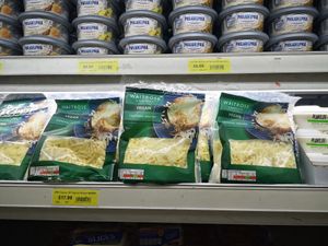 Vegan cheese at Massy Stores Supermarket in Bridgetown