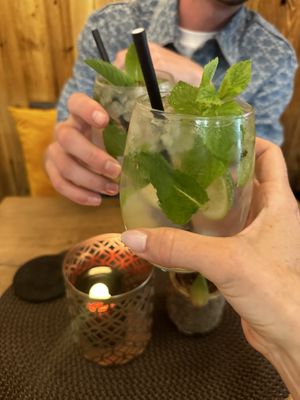 Mint and lime water   at Taflo in Bruck An Der Mur