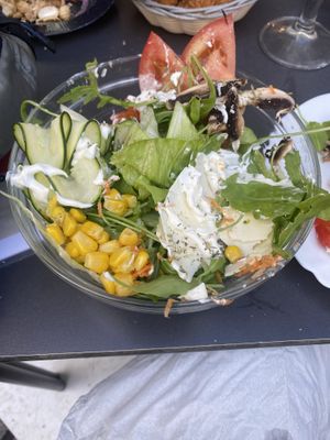 Mixed vegan salad  at ¡Slurp! Italian Street food in Portomarin