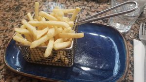 Fries at Nomad Cafe and Deli in Harrogate