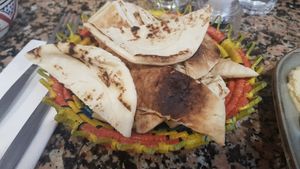 Flatbreads at Nomad Cafe and Deli in Harrogate