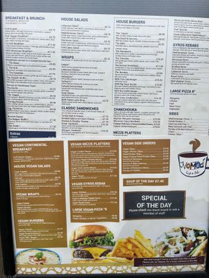 Menu at Nomad Cafe and Deli in Harrogate