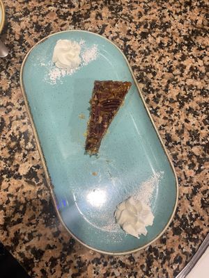 Pecan piee  at Nomad Cafe and Deli in Harrogate