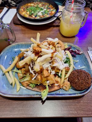 Vegan Gyros at Nomad Cafe and Deli in Harrogate