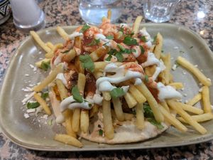 Vegan Royal Gyros at Nomad Cafe and Deli in Harrogate