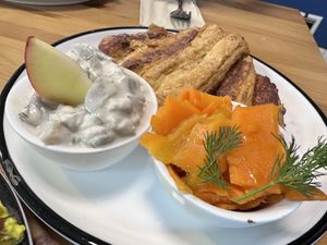 Vering. Lax. Franzbrötchen.  at Katers Köök in Hamburg