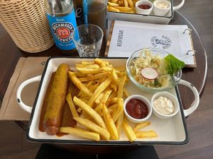 Currywurst!   at Katers Köök in Hamburg