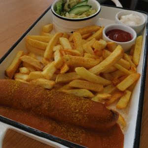 Currywurst at Katers Köök in Hamburg