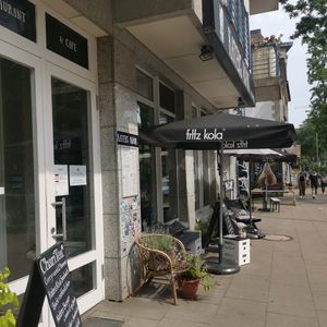 Outside at Katers Köök in Hamburg