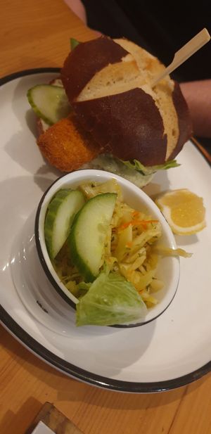 Backvischbrötchen at Katers Köök in Hamburg