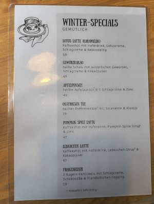 Winter specials at Katers Köök in Hamburg