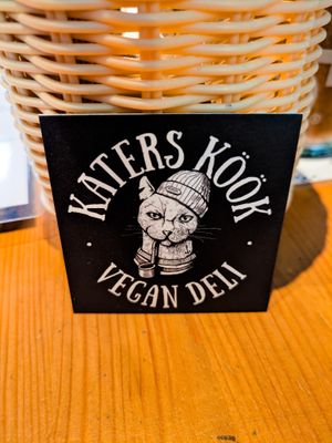 Card on table at Katers Köök at Katers Köök in Hamburg