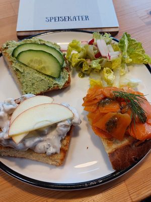 Nordic bruschetta at Katers Köök in Hamburg