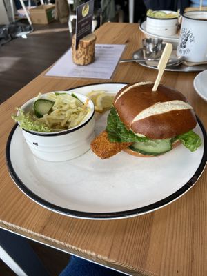 Backvishbrötchen  at Katers Köök in Hamburg