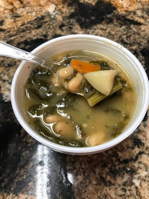 Bean & Kale Soup at Juice Topia  at Juice Topia in Rocky Mount