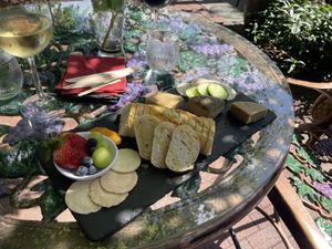 Vegan cheese board!  at Casa de Vino 57 in St Augustine