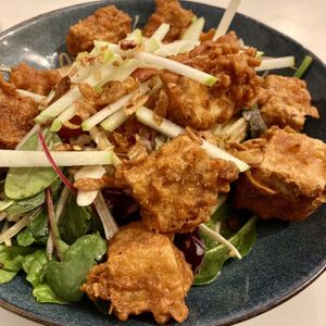 Son Tum Salad with Stuffed Tofu  at Le Feu in Berwick