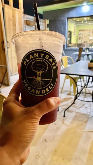 All Natural Fruit Punch.  at Plant Bass Vegan Deli in Harvey