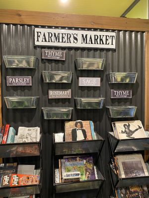 Records!  at Plant Bass Vegan Deli in Harvey