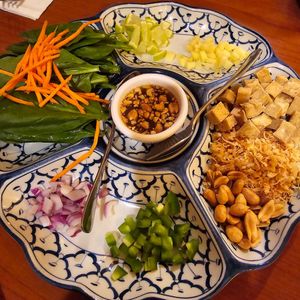 Spinach Wrap at Cocodine Thai Cuisine in Chico