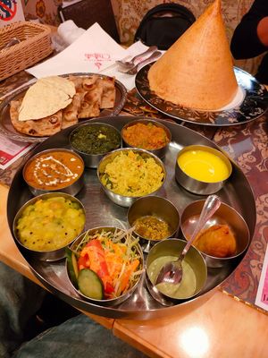 South Indian set yum!!!  at Chatpata in Osaka