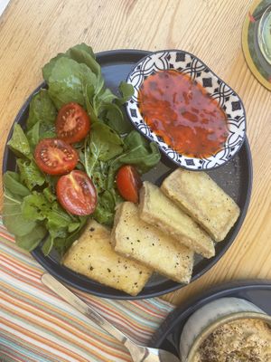 Crispy tofu  at The Rabbit Hole in Dalyan