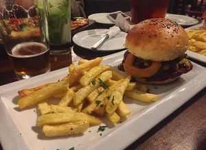 Vegan bbq at California Cantina in Santiago