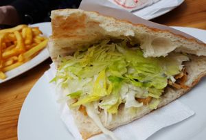 vegan doener (saitan) at Mevlana in Marburg