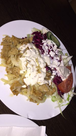 Vegan Döner Plate at Mevlana in Marburg