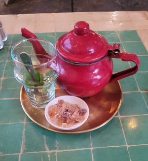 Pfefferminztee at Picknick Cafe - City in Frankfurt