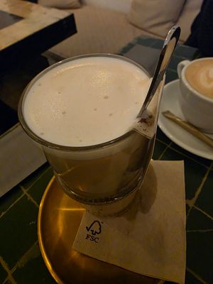 Chai Latte mit Hafermilch at Picknick Cafe - City in Frankfurt