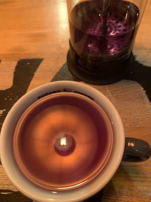 Lavender tea  at Tucano Coffee in Cluj-napoca