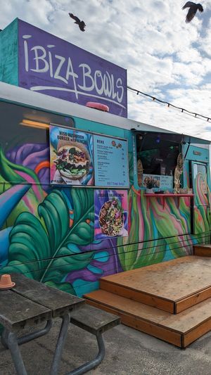 Food truck at Ibiza bowls in Copenhagen