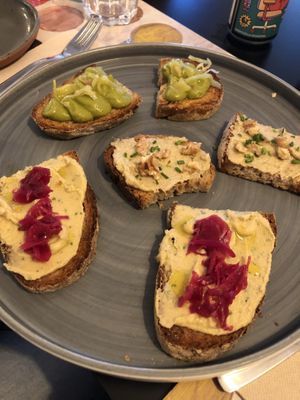 Bruschette  at Indigeno Roma in Rome