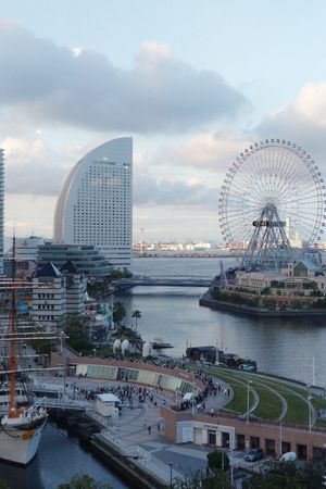 View from the counter seats at Carvaan Bay in Yokohama