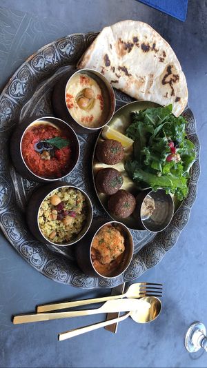 The food  at Carvaan Bay in Yokohama