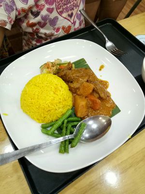 Curry rice at Water Drop Tea House - Sutera Mall in Skudai