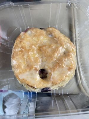 Vegan lemon blueberry biscuit   at Krankies in Winston-salem