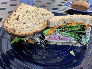 Vegan sandwich  at Forge Baking Company in Somerville