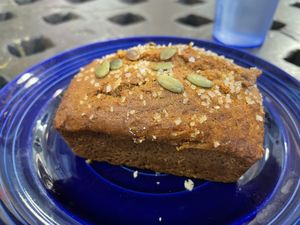 Vegan pumpkin loaf   at Forge Baking Company in Somerville