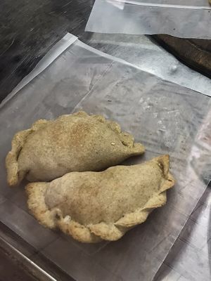 Empanadas veganas  at Mansa Gula in Mina Clavero