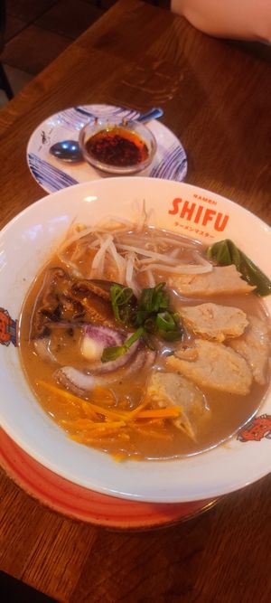 miso ramen at Ramen Shifu - Atocha in Madrid