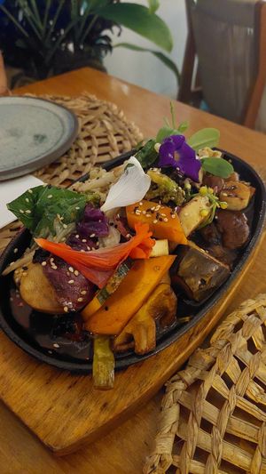 Chapa de vegetais at Pupu's PANC Party in Rio De Janeiro